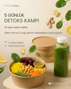 5 Günlük Detoks Kampı – Hafif, Dengeli & Arındırıcı