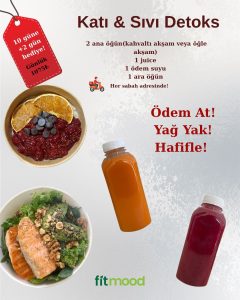 Katı Sıvı Detoks Programı 10 güne + 2 gün hediye kampanya